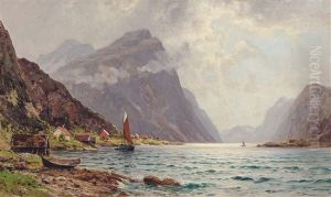 Fjord Scenery by Walter Moras