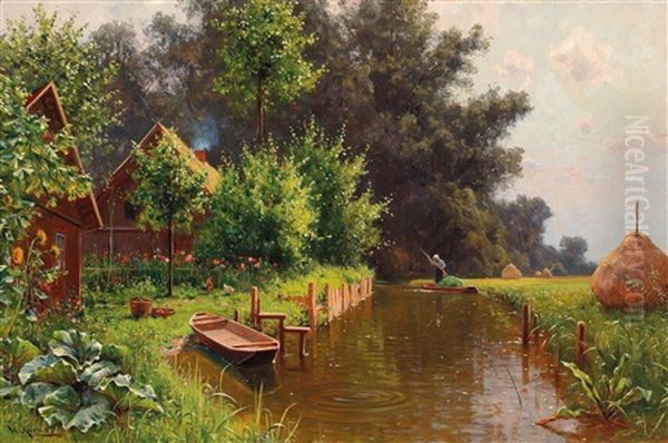 Woodland Landscape By The Spree - view 1