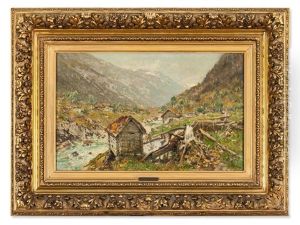 Balholm At The Sognefjord by Walter Moras
