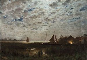 Heimkehrende Fischer by Walter Moras