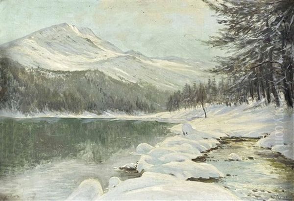 Winterlandschaft Bei St. Moritz - view 1