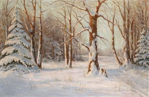 Eine Winterlandschaft by Walter Moras