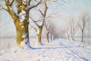 Sonniger Wintertag by Walter Moras
