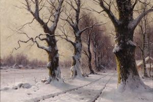 Sonniger Wintertag by Walter Moras