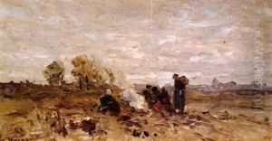 Kartoffelernte by Walter Moras
