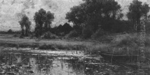 Markische Landschaft Mit Einem Kleinen See Markische Landschaft Mit Einem Kleinen See