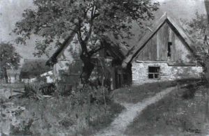 Ein Markisches Dorf Im Fruhling by Walter Moras