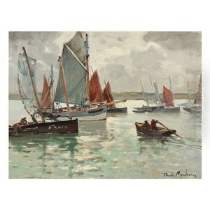 Vue De Port De Douarnenez by Paul Morchain