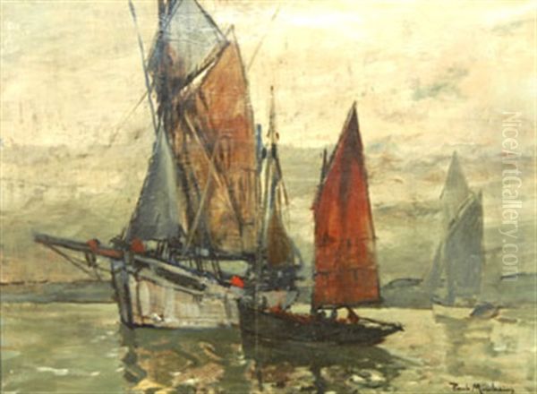 Thoniers Sous Voiles En Baie De Douarnenez - view 1