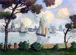 La Sortie Du Port by Paul Morchain