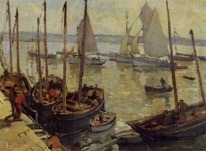 Bateaux De Peche A Quai