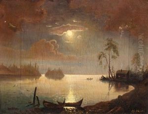 Moonlight by Gustav Adolph Mordt