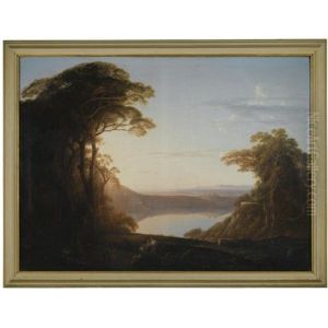 A View Of The Lake Of Nemi, Anciently Called Speculum Dianae, Near Rome by Jacob More