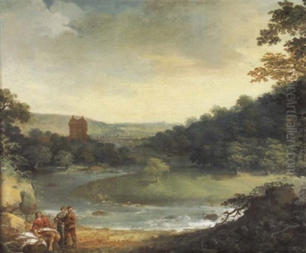 Neidpath Castle - view 1