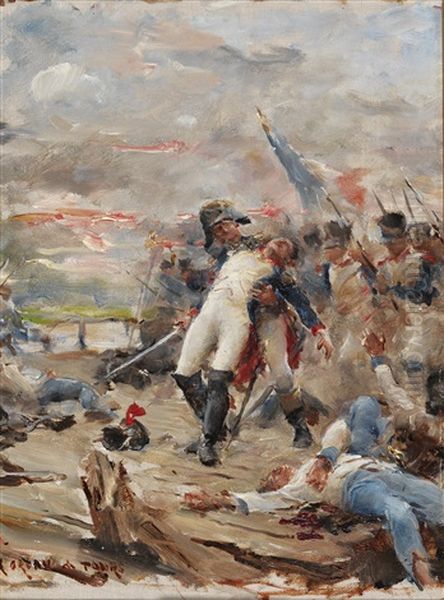 Death Of Colonel Gerard Laciee In The Battle Of Gunzburg - view 1