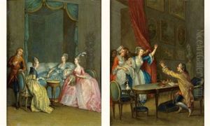C'est Un Fils, Monsieur! (+ N'ayez Pas Peur Ma Bonne Amie; Pair) by Jean Michel Moreau le Jeune