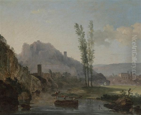 Bord De Riviere Avec Une Barque - view 1