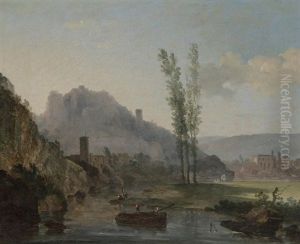 Bord De Riviere Avec Une Barque Bord De Riviere Avec Une Barque