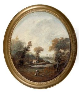 Paysage Champetre by Louis Gabriel Moreau