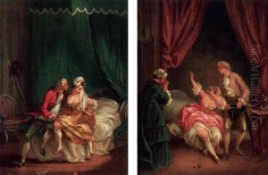 Dame, Kavalier Und Magd Im Boudoir