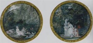 Diana And Actaeon by Louis Gabriel Moreau