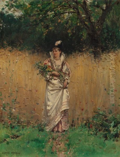 Gathering Wild Flowers - view 1