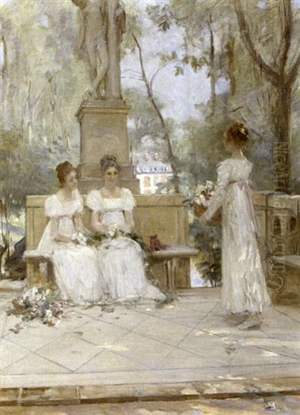 Elegantes Sur Une Terrasse - view 1