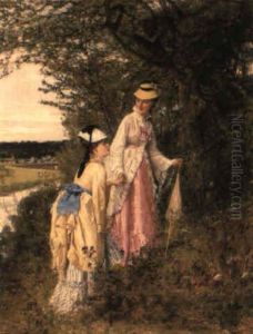 Two Ladies In A Landscape Two Ladies In A Landscape
