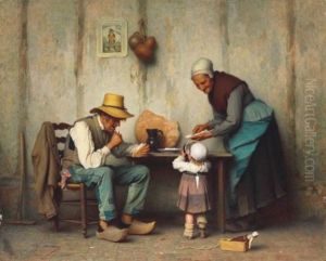 Dinner Time by Charles Moreau