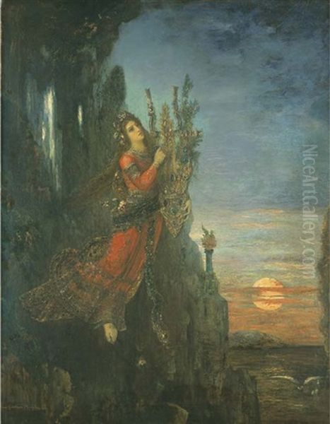 Sappho (se Jetant Du Sommet De La Roche De Leucade) - view 1