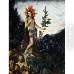 Apollon Recevant Les Offrandes Des Bergers Ou Apollon Et Les Satyres