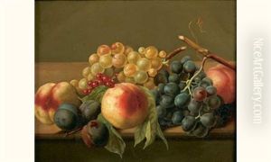 Nature Morte Aux Peches Et Raisins Nature Morte Aux Peches Et Raisins