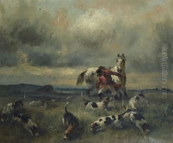 Maitre D'equipage Ou Piqueux Et Ses Chiens - view 1