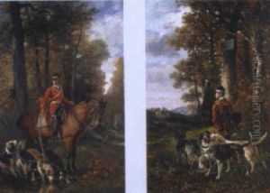 Valet Et Ses Chiens by Nikolas Moreau
