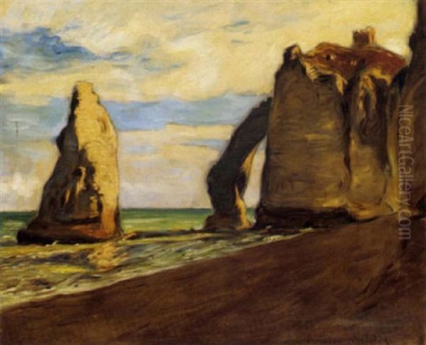 The Arched Cliff At Etretat - view 1
