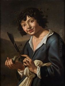 Pastorcillo Con Un Pajarito