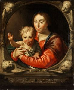 Maria Mit Dem Segnenden Jesuskind by Paulus Moreelse