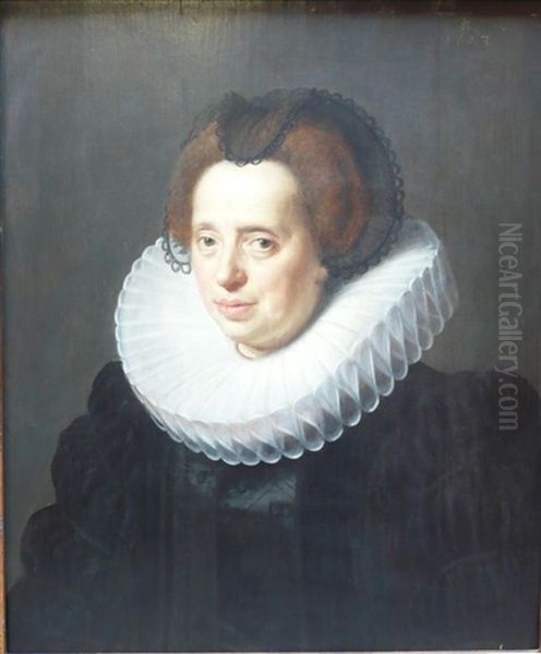 Portrait De Femme A La Collerette - view 1