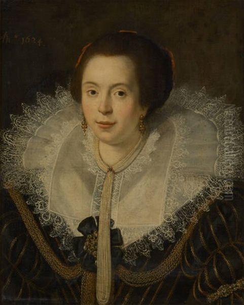Portrait De Dame A La Collerette - view 1