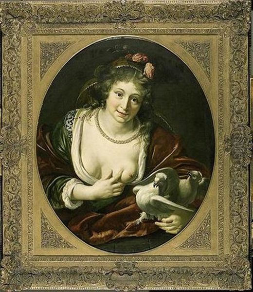 Venus Et Deux Pigeons - view 1
