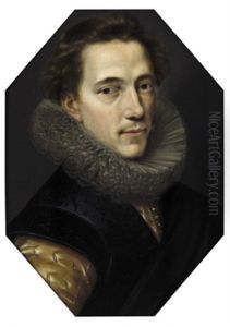 Bildnis Eines Herrn Mit Halskrause by Paulus Moreelse