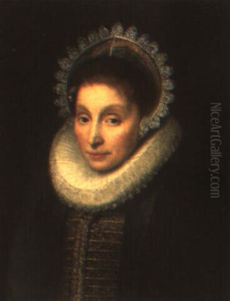 Portrait Of A Lady With A White Ruff - view 1