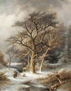 Reisigsammler Im Winter by Jan Evert Morel the Elder
