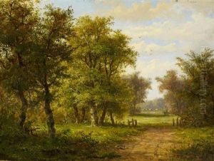 Sommerliche Waldlandschaft by Jan Evert Morel the Elder