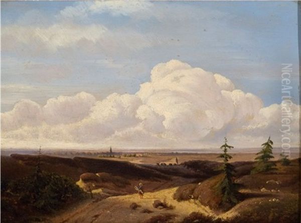 Landscape With Figure In Road - view 1