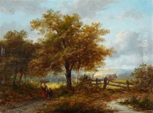 Two Landscapes by Jan Evert Morel the Younger