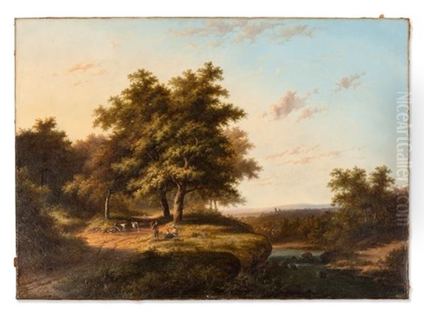 Wooded River Landscape - view 1