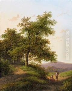 Couple Sous Un Chene En Bordure De Chemin Couple Sous Un Chene En Bordure De Chemin
