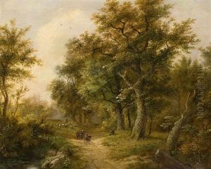 Romantic Alley by Jan Evert Morel the Younger