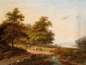 Landscape With Cows And Figures